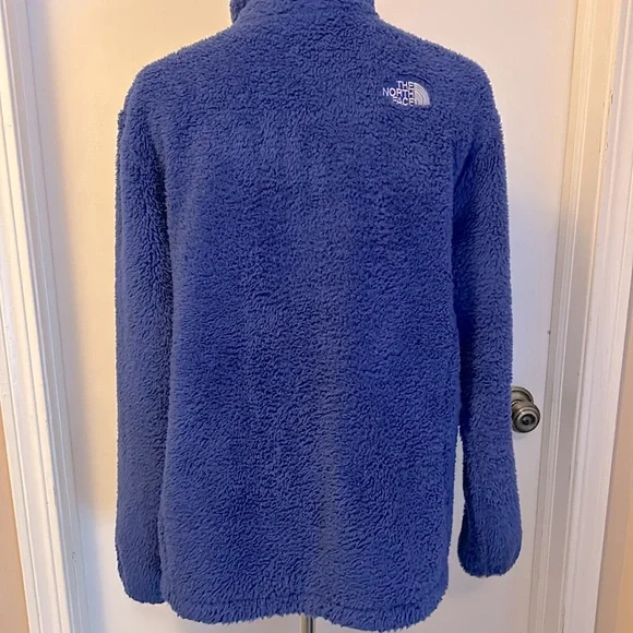 THE NORTH FACE Purple Sherpa Fleece, Full Zip Jacket, X Large - Picture 4 of 14
